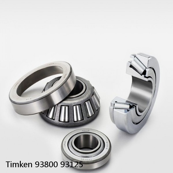 93800 93125 Timken Tapered Roller Bearings #1 small image